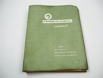 Porsche Standard T Diesel Schlepper Ersatzteilliste Ersatzteilkatalog 08/1960