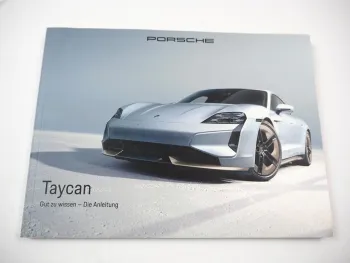 Porsche Taycan Betriebsanleitung Bedienungsanleitung Bordbuch 6/2024