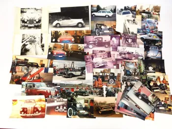 Posten Fotos PKW Mercedes Jaguar Rolls Royce 50 Stück