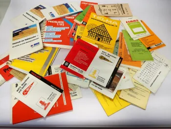 Posten Original Preislisten Landtechnik ca. 40 Stück 1980/90er Jahre
