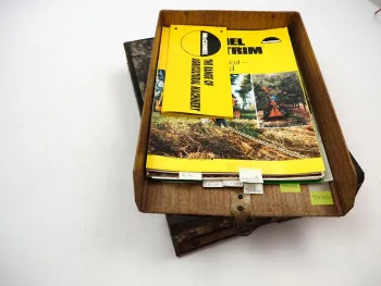 Posten Original Prospekte Landtechnik Mähwerke im Archivkasten ca. 1970/80er J.