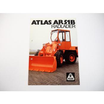 Prospekt Atlas AR51B Radlader 1980