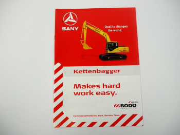 Prospekt Bodo Sany SY 200 210 230 310 Kettenbagger 2007