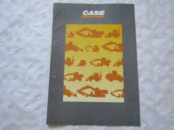 Prospekt Case Gesamtprogramm Radlader Bagger Uni-Lader ca 1995