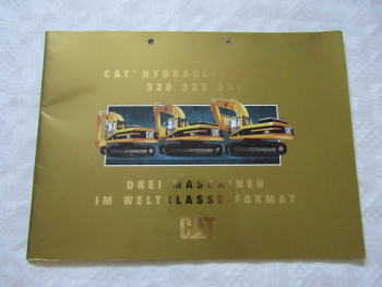 Prospekt CAT Caterpillar 320 325 330 Hydraulikbagger 1995x
