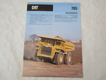 Prospekt CATerpillar 785 Muldenkipper 1991