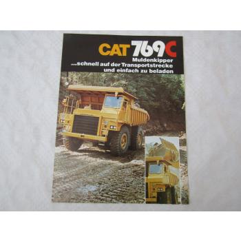 Prospekt CATerpillar CAT 769C Muldenkipper 1978