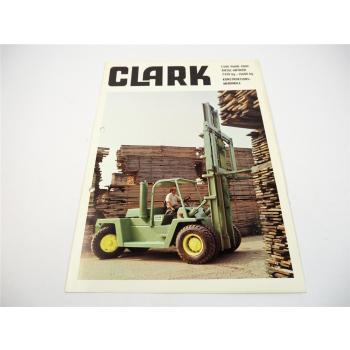 Prospekt Clark C500 Y 160 D - 300 D Gabelstapler Diesel Konstruktionsmerkmale