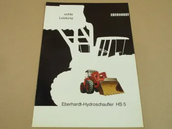 Prospekt Eberhardt HS5 70F und HS5 70S Hydroschaufler 1963
