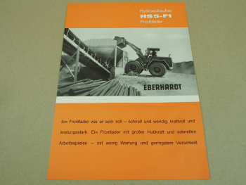 Prospekt Eberhardt HS5-F1 Frontlader 70 PS 1964