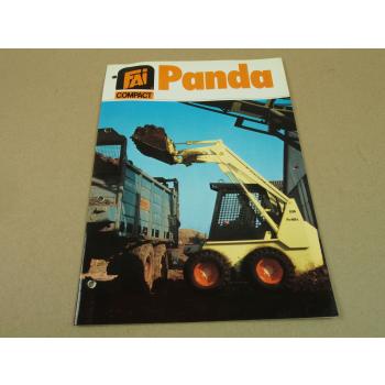 Prospekt Fai Panda 320 330 340 350 370 compact Kompaktlader 1981