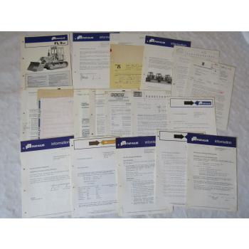Prospekt Fiat-Allis Fiatallis FL9hf Raupe Rundschreiben Informationen 1970/80er