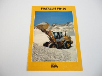Prospekt Fiat Allis Fiatallis FR130 Radlader 1990