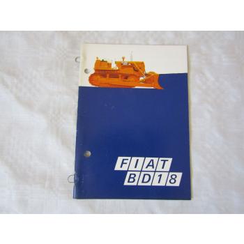 Prospekt Fiat BD18 Technische Daten Verkaufsargumente 6/1970