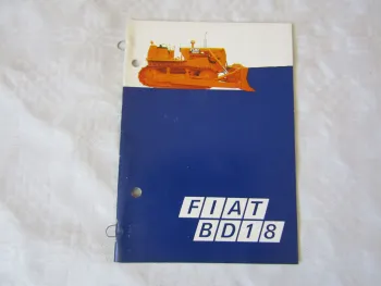 Prospekt Fiat BD18 Technische Daten Verkaufsargumente 6/1970