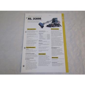 Prospekt Gradall XL 3300 Hydraulikbagger 2002 USA