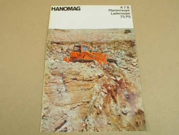 Prospekt Hanomag K7B Planier- und Laderaupe mit 75 PS von 12/1964