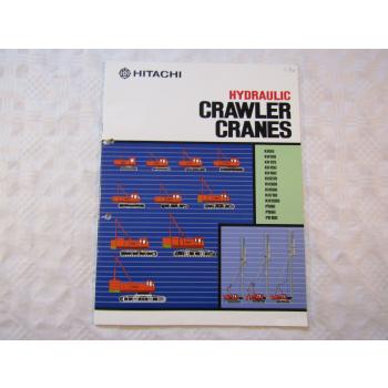 Prospekt Hitachi Crawler Cranes KH 55 100 125 180230 300 500 700 1000 PD 80 90 1
