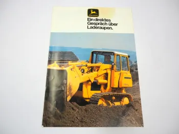Prospekt John Deere JD 450 A Laderaupe ca. 1973
