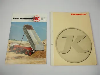 Prospekt Kässbohrer Produktprogramm Nutzfahrzeuge 1979