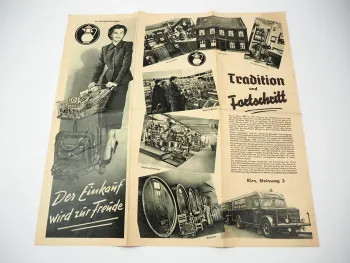Prospekt Kaisers Kaffee Geschäft Kirn Nahe Steinweg 3 Rheinland Pfalz 1950er J.