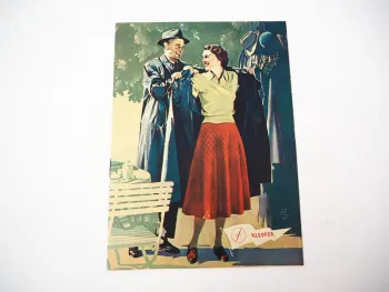 Prospekt Klepper Mantel Damen Herren Motorrad Schutzbekleidung Rosenheim 1950