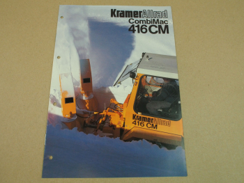 Prospekt Kramer Allrad 416CM Combimac 9/1985