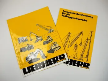 Prospekt Liebherr HS Modelle Seilbagger 1988