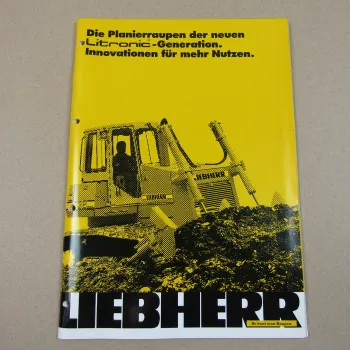 Prospekt Liebherr Planierraupen der neuen Litronic Generation 2/1991