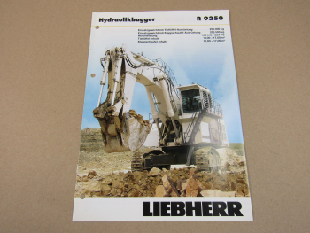 Prospekt Liebherr R9250 Hydraulikbagger 2007