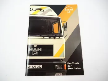 Prospekt MAN Der Truck der 90er Jahre LKW Modelle 292 332 362