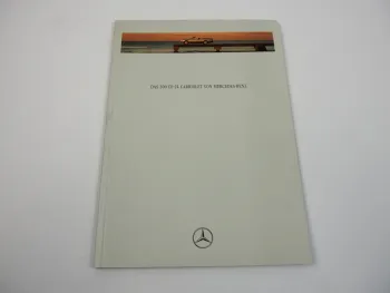 Prospekt Mercedes Benz 300 CE Cabriolet W124 1992