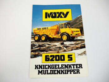 Prospekt Moxy 6200S Knickgelenkter Muldenkipper mit Scania-Motor