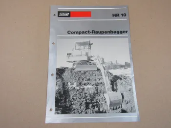Prospekt Schaeff HR 10 Compact Raupenbagger 3/1983