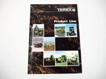 Prospekt Terex Product Line Lieferprogramm 1987