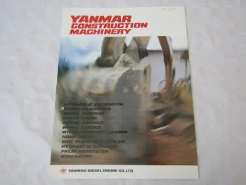 Prospekt Yanmar Construction Machinery Excavator Crawler Crane Dozer Loader