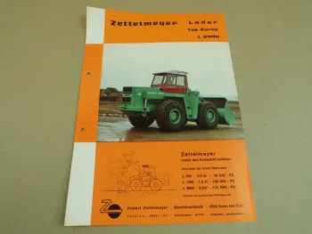 Prospekt Zettelmeyer L2000 Europ Lader von 1965