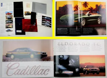 Prospekte GM Pontiac Firebird Cadillac Seville Chevrolet + Preislliste 80/90er