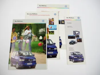 Prospekte VW Multivan T4 Technik Ausstattung Farben + Preisliste 1998/99