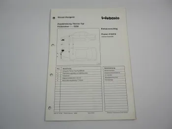 Proton 415 416 Einbauanleitung Webasto Thermo Top BW50 Heizung