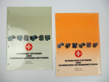 Pujol Getriebe Getriebemotoren Produktprogramm Katalog 1988