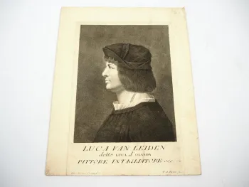 Radierung Luca van Leiden detto Luca d Olanda ca. 1750 Campiglia P. A. Pazzi