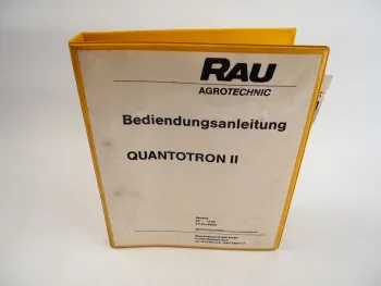 Rau Quantotron II Betriebsanleitung Bedienung 1989