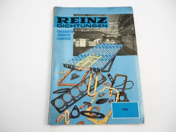 Reinz Dichtungen Gaskets Katalog für Fiat PKW LKW 1964