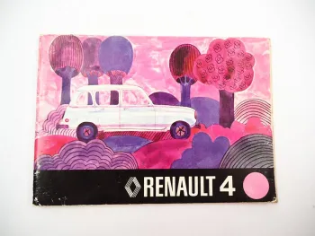 Renault 4 L TL Transporter 850 1100 Betriebsanleitung Bedienungsanleitung 1976