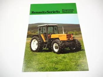 Renault 421 M - 921-4 S Traktor Prospekt Programm Technische Daten ca. 1981
