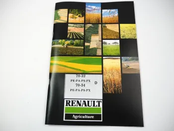 Renault 70-32 R3131 & 70-34 R3132 PE PA PS PX Betriebsanleitung Bedienungsanleitung