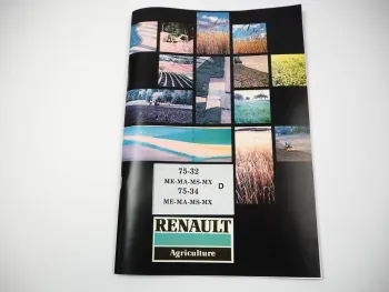 Renault 75-32 R3141 75-34 R3142 ME MA MS MX Betriebsanleitung Bedienungsanleitung