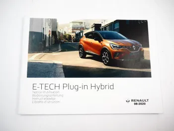 Renault Captur E Tech Plugin Hybrid Bedienungsanleitung Zusatz 2020