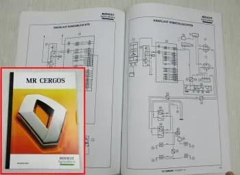 Renault Cergos 330 340 350 Traktor Elektrik Hydraulik Schaltbilder Werkstatthandbuch